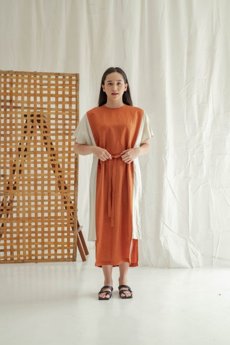 TWO TONE  DRESS